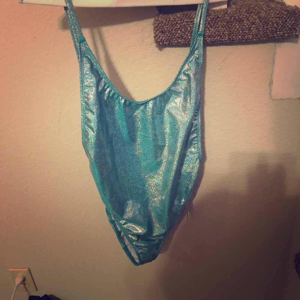 Standout metallic swimsuit